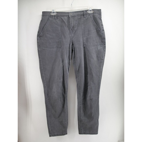 Wrap London Women Straight‎ Pants Gray - photo for measurement - Picture 1 of 7